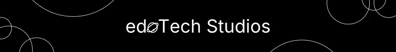 edoTech Studios 个人主页背景 - 深色