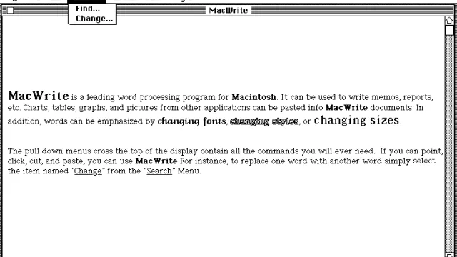 Macintosh System Software 1.0（半成品）